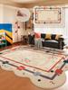 Dopamine Color Carpets for Living Room Large Area Bedroom Decor Irregular Carpet Fluffy Soft Floor Mat Thick Plush Cloakroom Rug