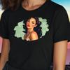 T-Shirt Women Pin Up Girl Motif Cotton Size S To 3XLWill Be Opened In a New Window or Tab