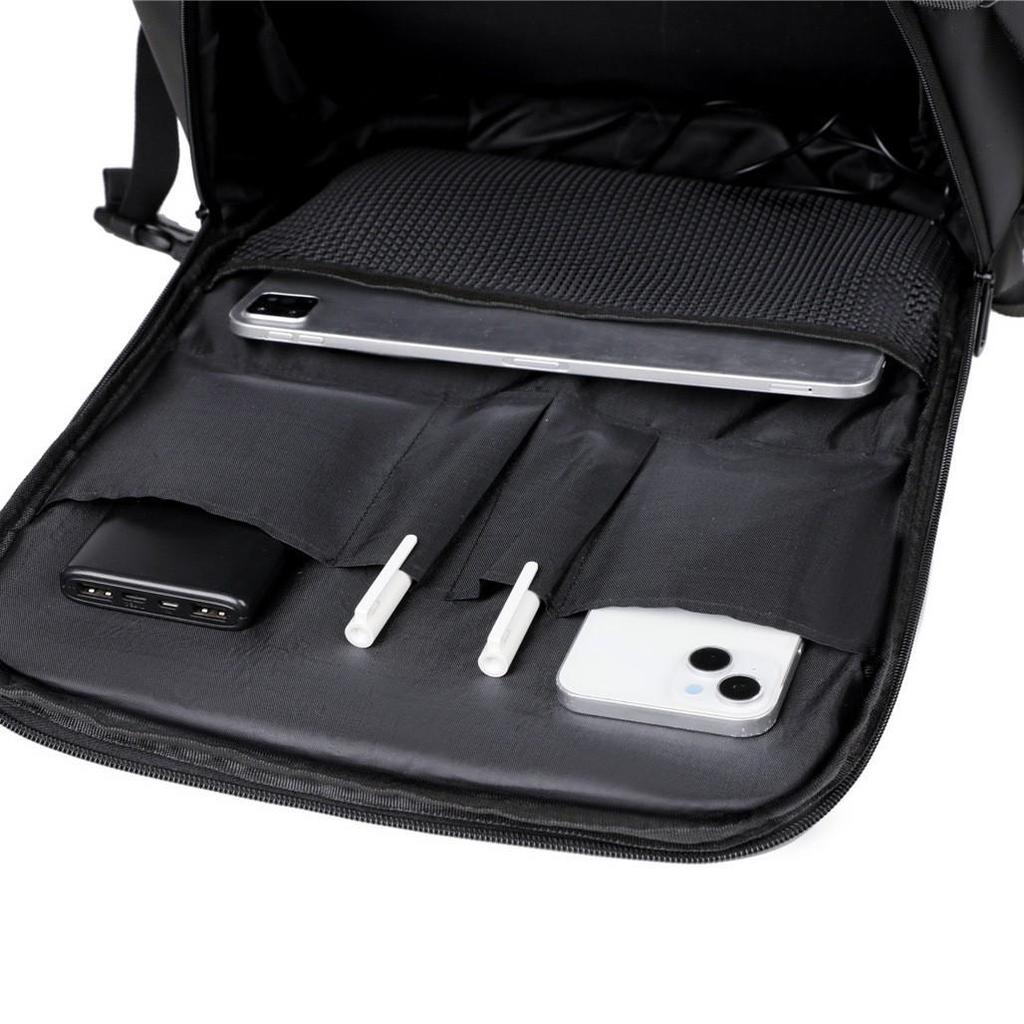 High-Quality Expandable Water-Resistant Business Backpack with Large Capacity
