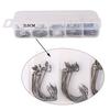 50Pcs Fishhook with Storage Box Rustproof Corrosion Resistant Easy to Use Barbed