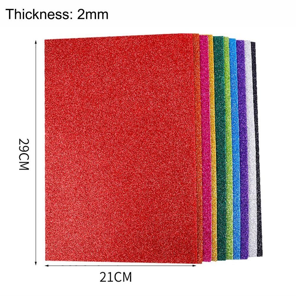 Thick Glitter Foam Paper Flash Colorful Handcraft Cutters Paper New Scrapbooking Material