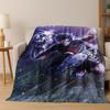 Cartoon BLUE LOCK Football Anime Isagi 3D Flannel Blanket,Warm and Cozy Soft Throw Blanket for Home Bedroom Bed Sofa Cover Kids