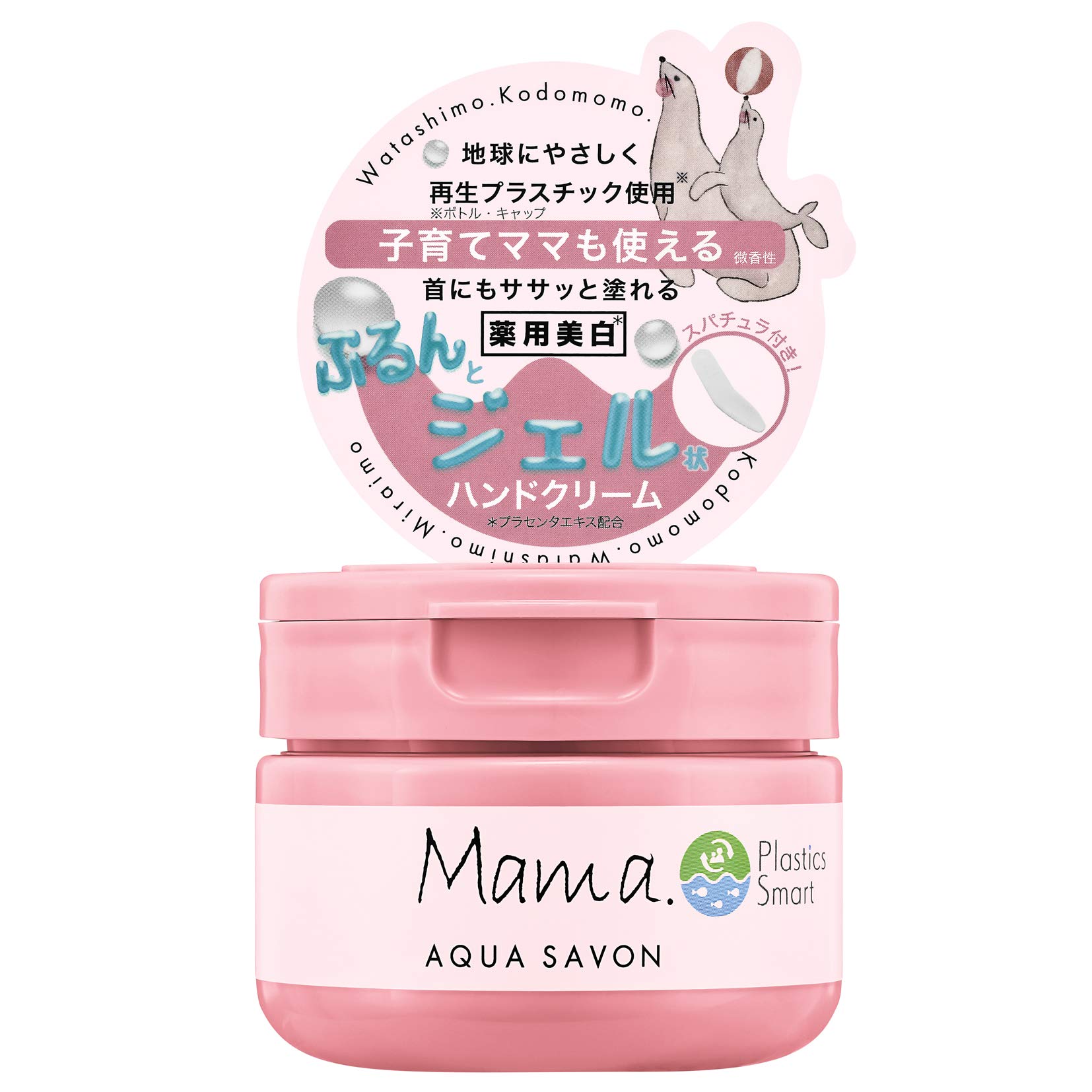 

AQUA SAVON Mama Aqua Shabon Medicated Whitening Hand Flower Aroma Water 80g Cream, Scent, 19A, (x 1)