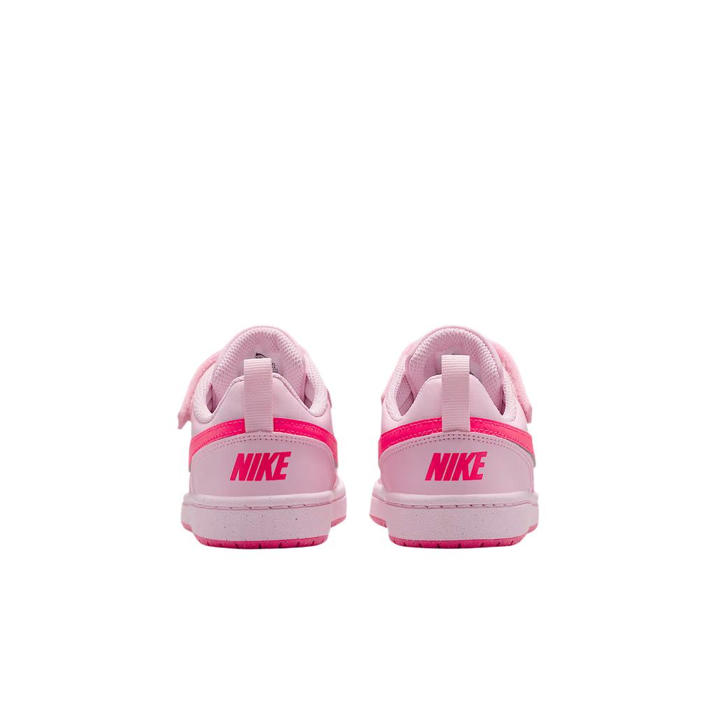 Nike Court Borough Low Recraft PS Pink Foam Kids Sneakers White Hyper-Pink IQ9226-663