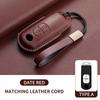 Leather Car Key Case Cover Shell For Mazda 3 6 Atenza Axela Demio CX5 CX3 CX7 CX9 MX5 Car Remote Keychain Case Shell Accessories