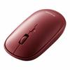 ELECOM Wireless Mouse Bluetooth Slint M-TM10BBRD Thin Silent 4 Buttons with Presentation Mode Function and Pouch Compatible with Windows Mac Android I