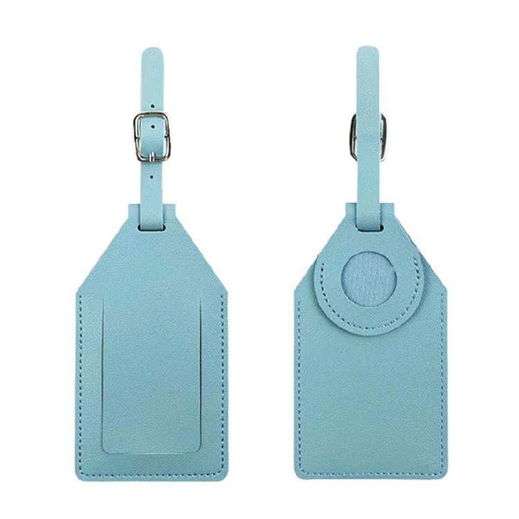 PU Baggage Backpack Tags Suitcase Luggage Tags Travel Suitcase Label with Strap