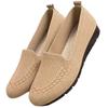 Spring and Summer Cloth Shoes Breathable Fly-woven Mesh Shoes Non-slip Flat-soled Medium Shoes Shallow Mouth Single Shoes