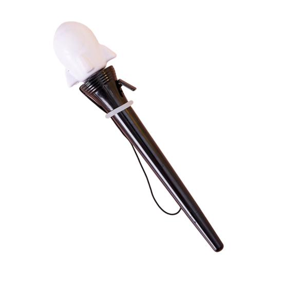 Ausziehbarer Kugelschreiber Sport Ball Faust-Topper Druck-Auswerfer Schnelltrocknend Glattes Schreiben Kugelschreiber Schüler Schulbürobedarf