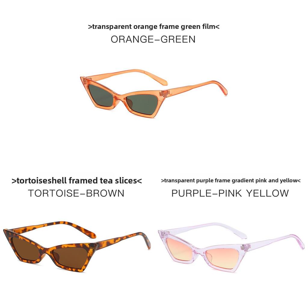 Fashion Cat Eye Sunglasses With Uv400 Protection For Summer Outings And Party Wear