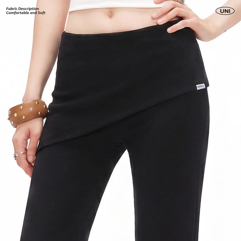 unifree Relaxed Fit Flared Casual Pants