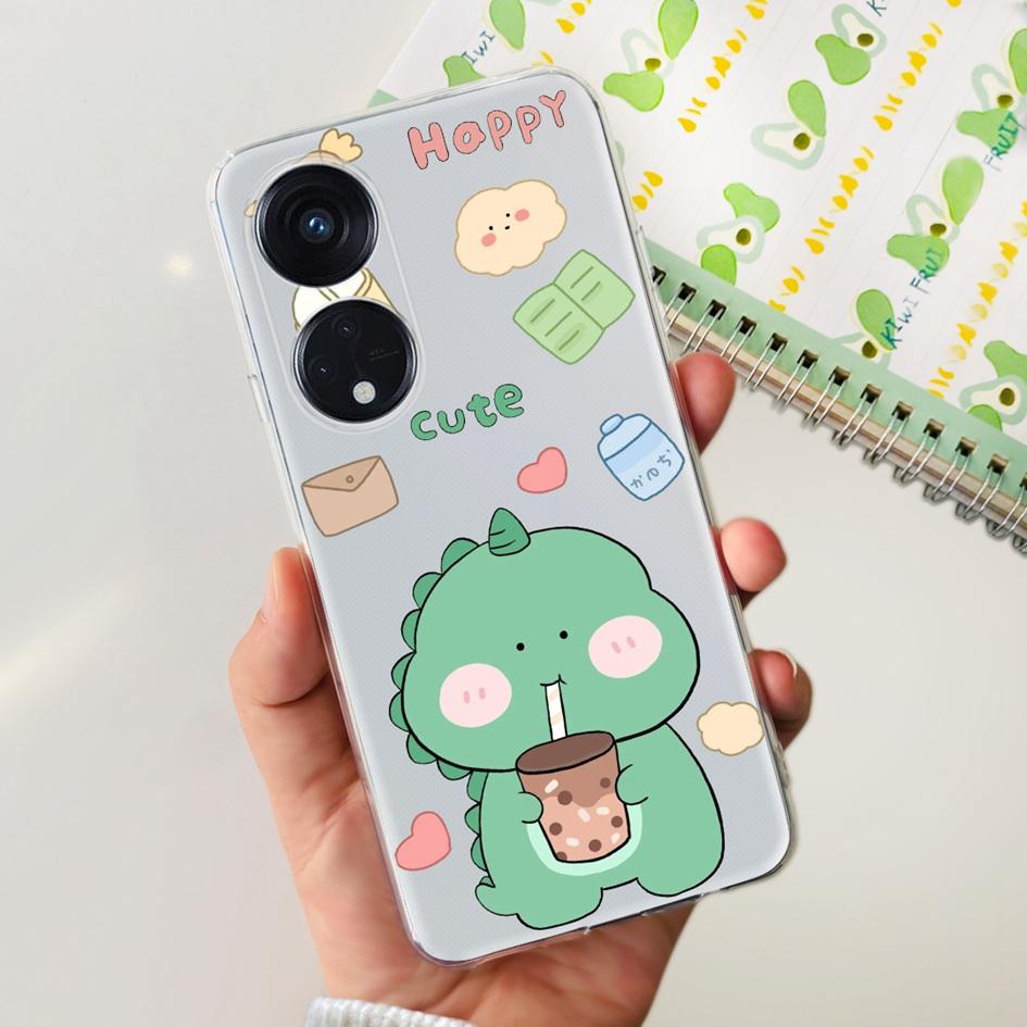 6.43" For OPPO Reno8 T 4G Case Soft Silicone Cover Cute Fashion Printed Bumper Funda For OPPO Reno 8T CPH2481 Coque Reno8T Cover