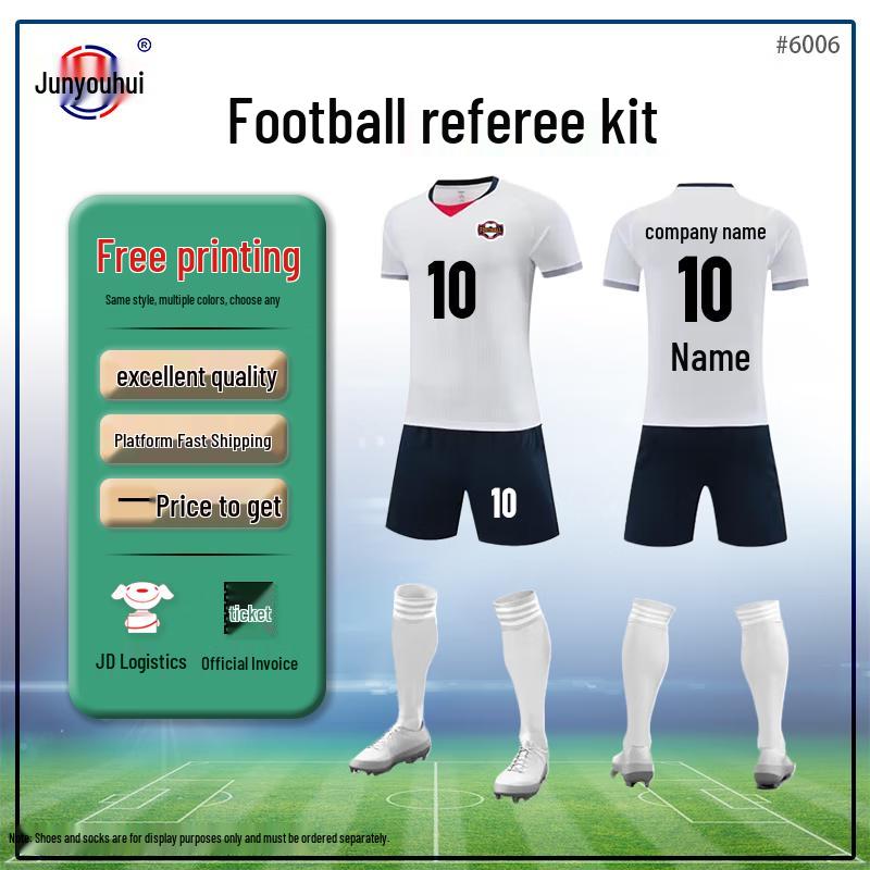 Junyouhui Unisex Adult & Kids Soccer Uniform Set M