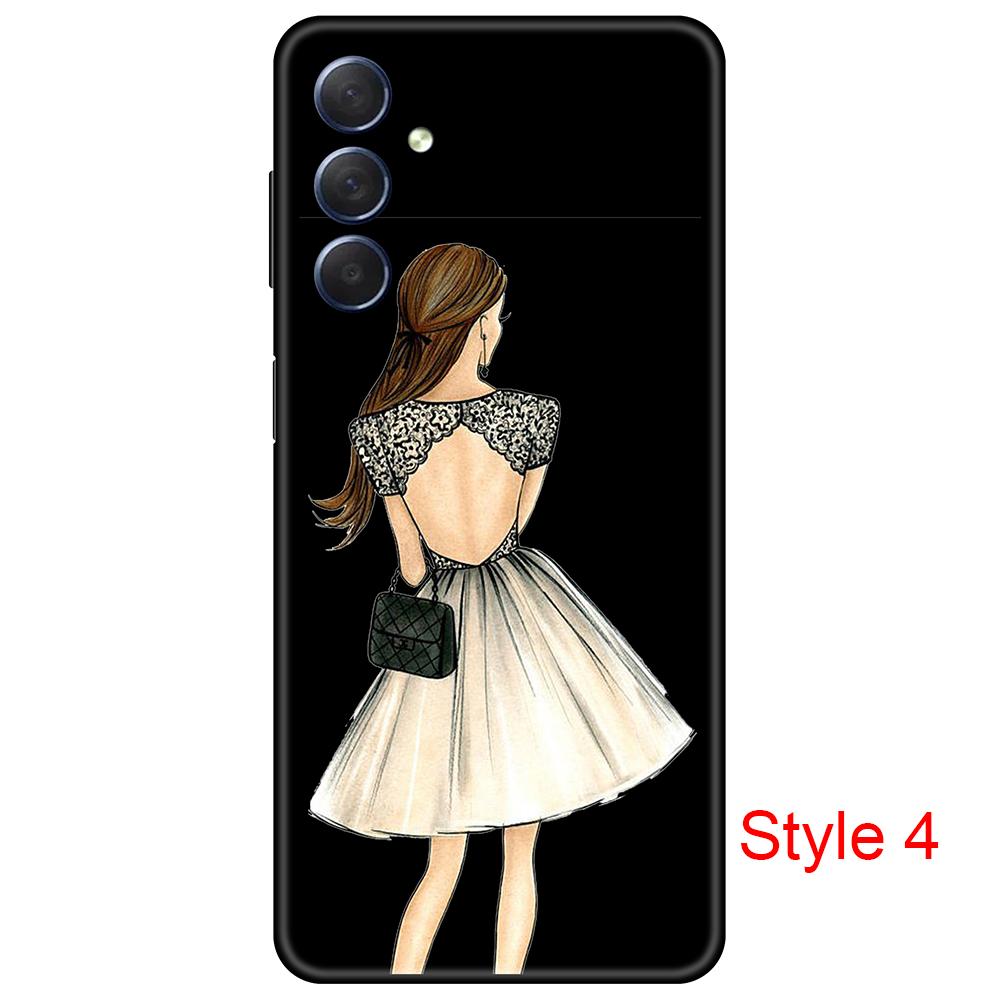 Pouzdro pro Samsung Galaxy M54 5G Black Silicon Cover na GalaxyM54 Soft 6,7inch SM-M546B nárazuvzdorné luxusní Plná ochrana