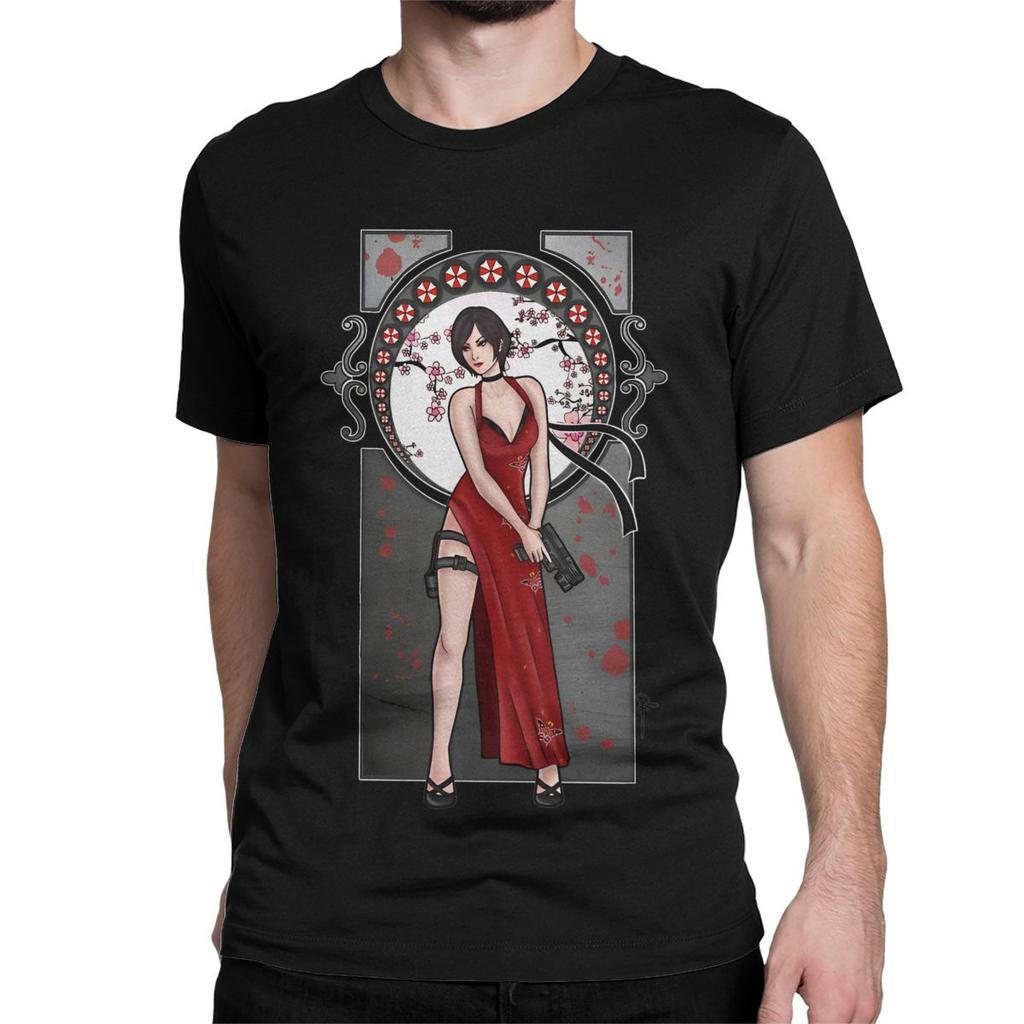 Resident New Eviled 4 T Shirt for Men Women Pure Cotton Vintage T-Shirts Round Collar Game Tees Short Sleeve Tops Plus Size
