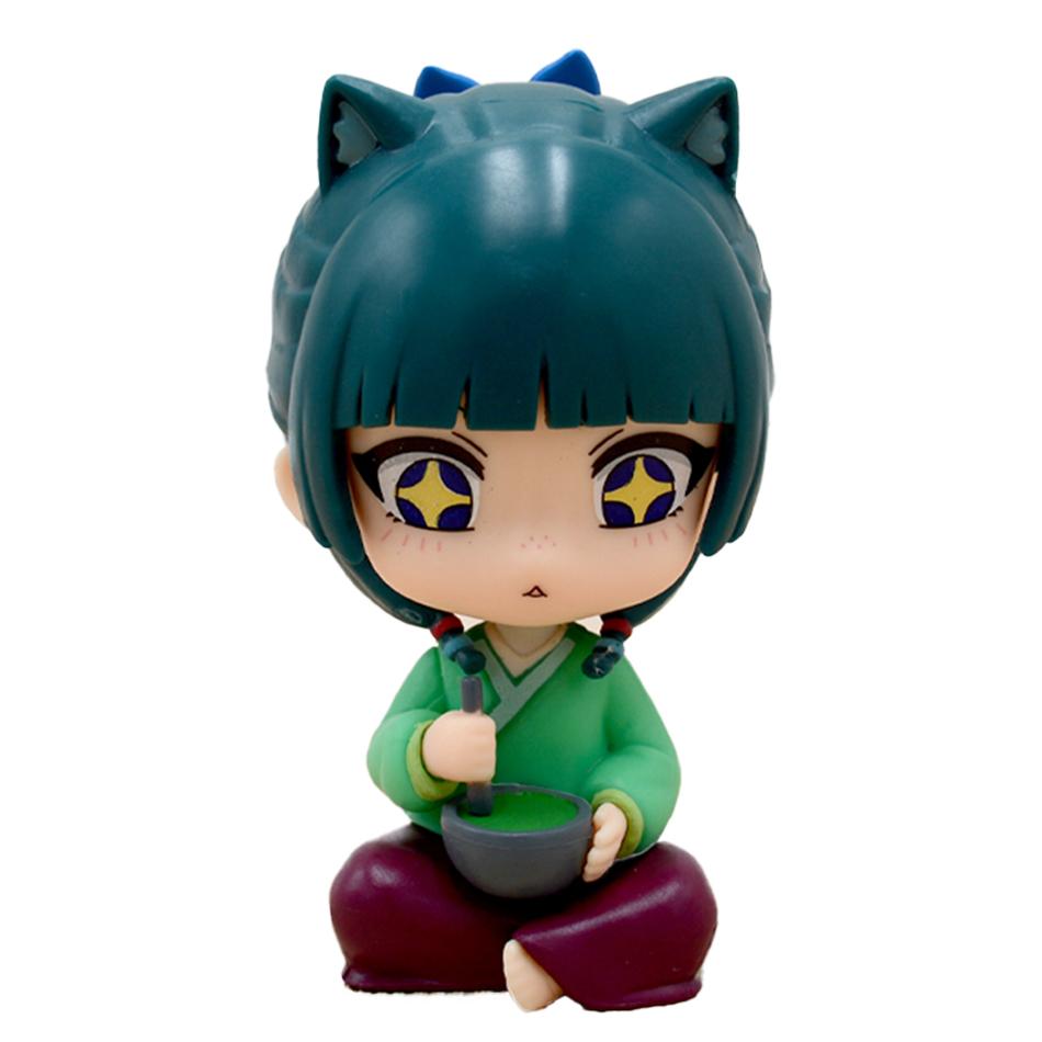Anime The Apothecary Diaries Maomao Jinshi Mini Figure Anime Periphery Kawaii Sitting Toys Desktop Car Ornaments Model Gift