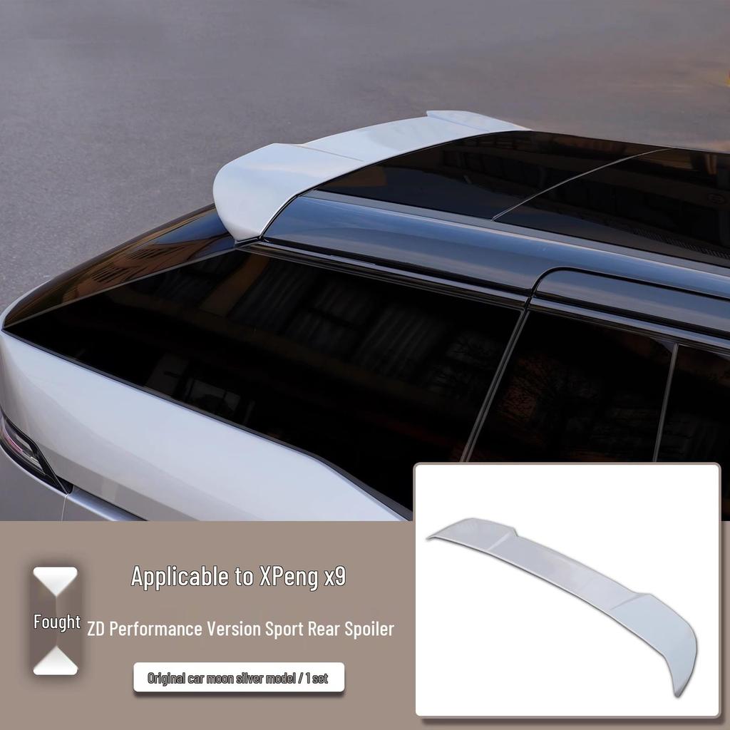Xpeng Rear Spoiler: No-Drill Wind Deflector & Sports Spoiler for Car Exterior Decoration.