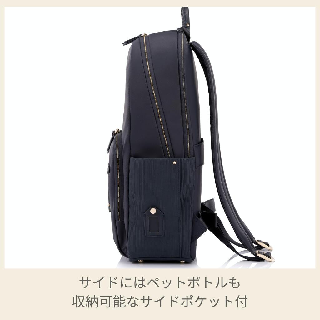 Samsonite Damen Rucksack Audrina, 15,6" Business Tasche, Passt für 15,6-Zoll Laptop, Leicht, Ebenholz
