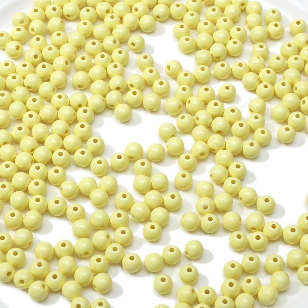 10Pcs Acrylic Beads Fantasy Color Ball Charms for DIY Necklace Bracelet Earring Jewelry Making