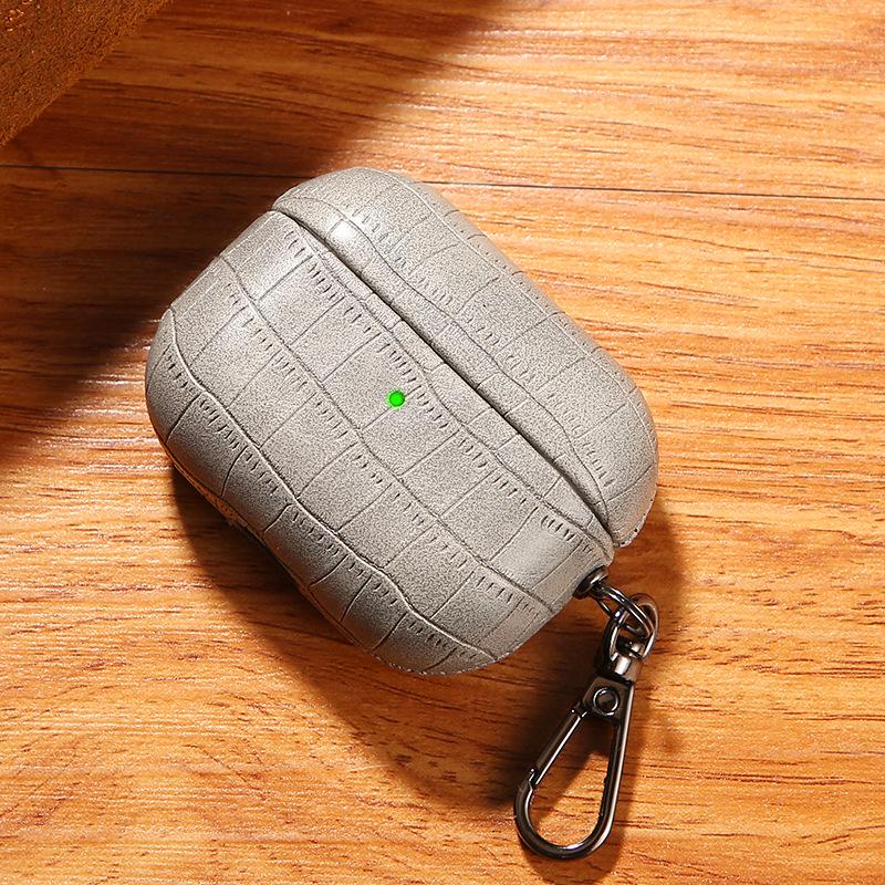 Apple AirPods Pro Crocodile Skin Bluetooth Case: 2nd, 3rd, 4th Gen Compatible