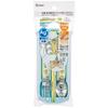 Skater Trio Set of Chopsticks, Spoon, and Fork (Minion 23) for Kids, Antibacterial, Made in Japan, TACC2AG-A