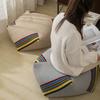 Moderne Wohnkultur Kissenbezug aus Baumwolle und Leinen, japanischer Lazy Couch Fußhocker, besticktes Tatami-Yoga-Meditationskissen, Futon