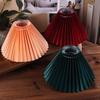1 stk Takdekor Stoff Plissert Lampeskjerm Moderne Vaskbart Bordlampe Trekk DIY Retro Lysekrone Stofftrekk Stue Spisestue