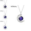 Unique Zodiac Moonlight Gemstone Necklace In Radiant Colors For Trendy Women