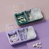 3 in 1 Pill Cutter Splitter Tiny or Small Large Pills Crusher Grinder with Powder Brush Grind Tablets Pill Carrier for Storage