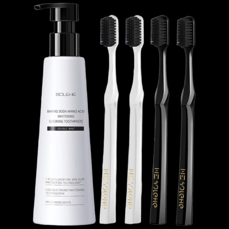 Hefengyu Toothpaste & Soft Toothbrush Combo Set