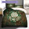 Custom Name Palmeiras Pattern Bedding Quilt Set  Home Decoration  Gift (1 * Duvet Cover + 2 * Pillowcase  Without Core)