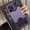 Back Phone Cover Case for Xiaomi Redmi A5 K60 12C 14C 13C A1 A2 Plus 10C Note 9 10 9T 9C Black Cool Lace
