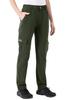 YSENTO Women's Climbing Pants, Lightweight, Mountain Climbing, Trekking, Outdoor Pants, Water-Repellent, UV Protection, Quick-Drying, Green, Size L