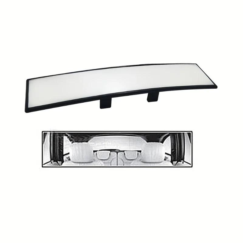 

Car rearview mirror, reversing mirror, large field of view, wide-angle mirror, interior auxiliary white mirror for cars белый