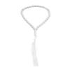 4pcs White Tasbih Beads 33 Beads Prayer Beads Necklace Portable Tasbeeh Set  Daily Prayer