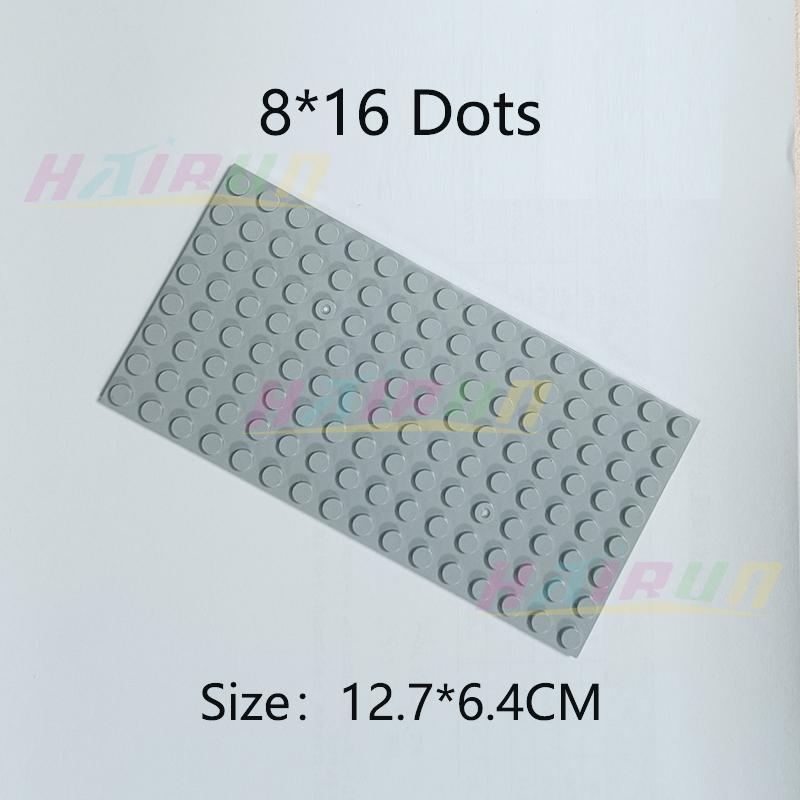 5 ШТ. 8x16 Точок Двостороння Основа-Пластина для Конструктора Маленькі Деталі Тонка Пластина Цеглинки DIY Креативні Навчальні Іграшки