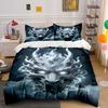 Glowing Dragon Head Design. Bedding Sets Duvet Cover Sets Duvet Covers Pillowcases(1 * Duvet Cover 2 * Pillowcases Without Duvet Insert)