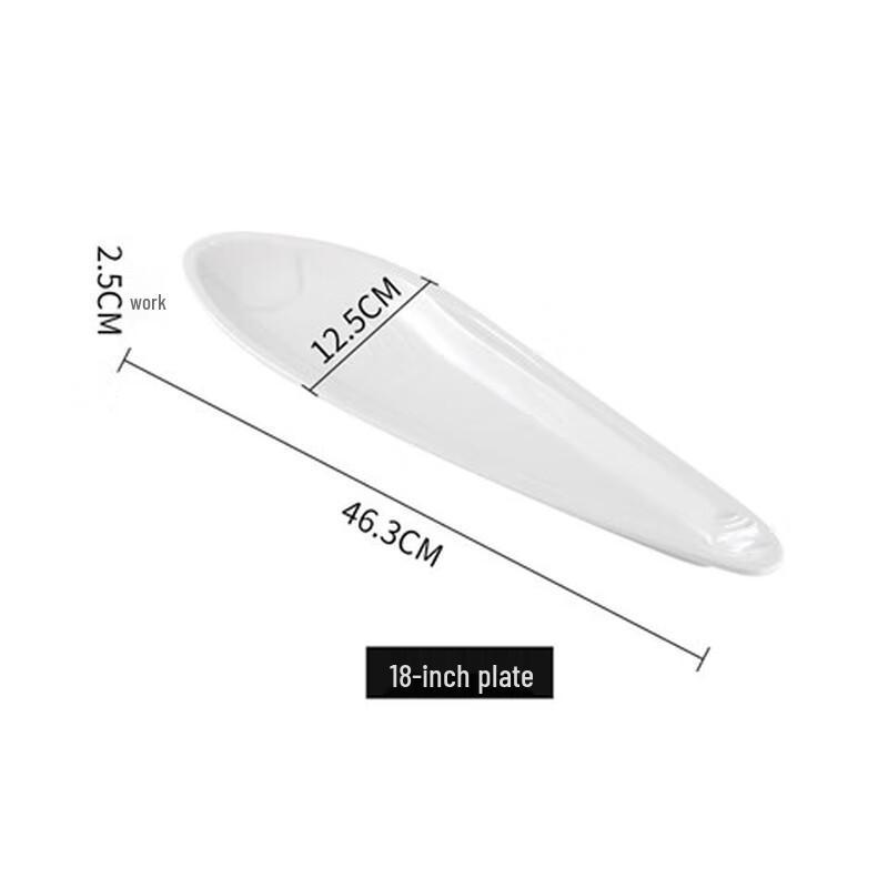 Irregular Ceramic Fish Plate