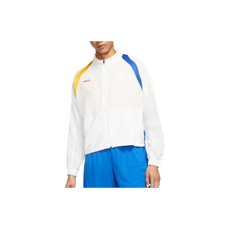 (WMNS) Nike F.C. Full Zip Soccer Loose Fit Jacket White Women s CK2701-100 L