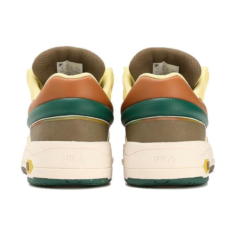 Fila Mix Synthetic Leather Low Top Casual Shoes Women's Yellow F12W324203FCC