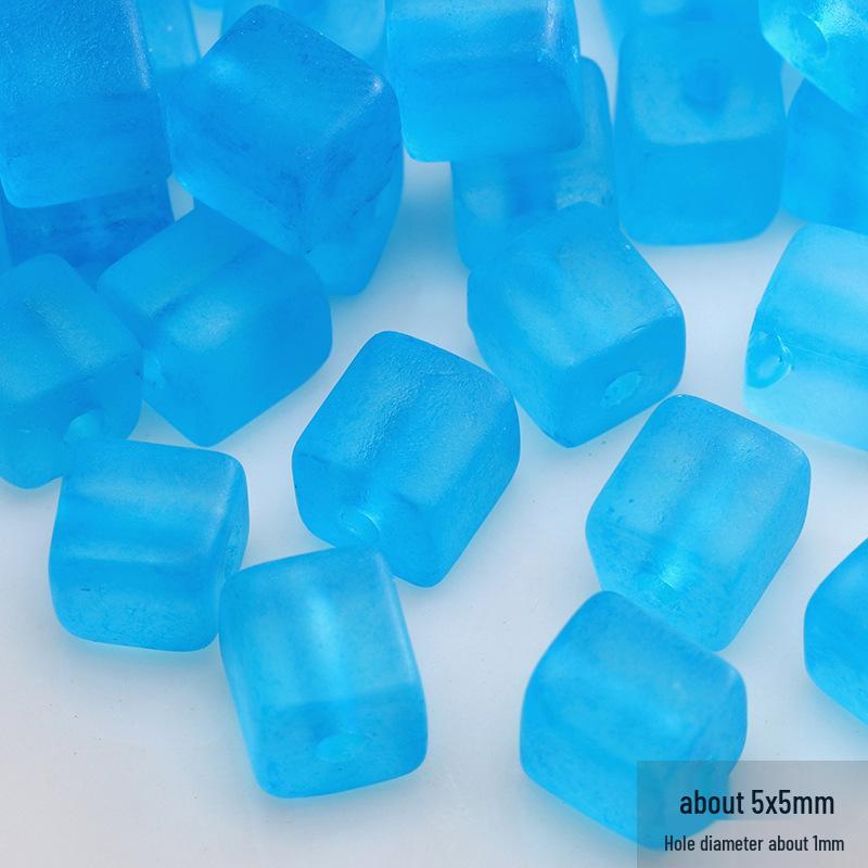 Blauer Glas-Reiskorn-Haarnadel: Handgefertigter Schmuck-Accessoire im antiken chinesischen Stil