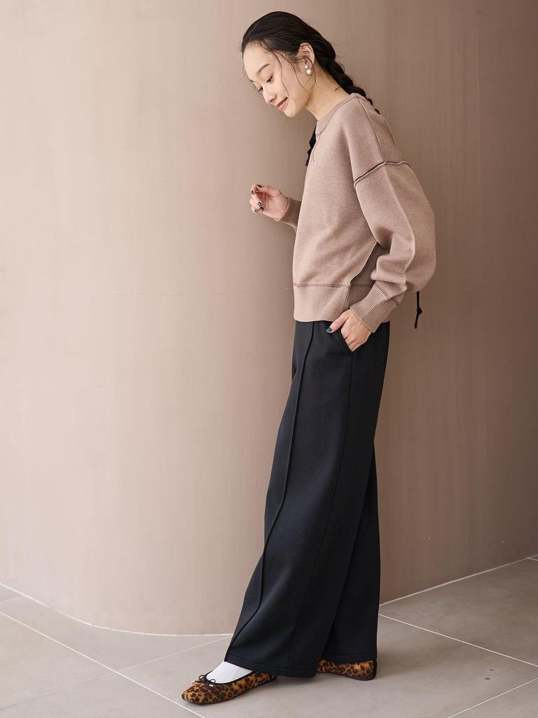 Cohen REVERSE WARM Warm Sweat Wide Curve Pants, 76406000023 0950 BLACK(09), M