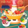 Kinder Musikalische Spielküche Hot Pot Spielzeugset mit Sprühfunktion