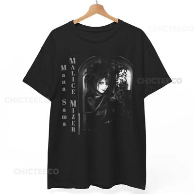 Mana Sama Malice Mizer Moi Dix Mois Visual Kei Musique Gothique T-shirt Unisexe