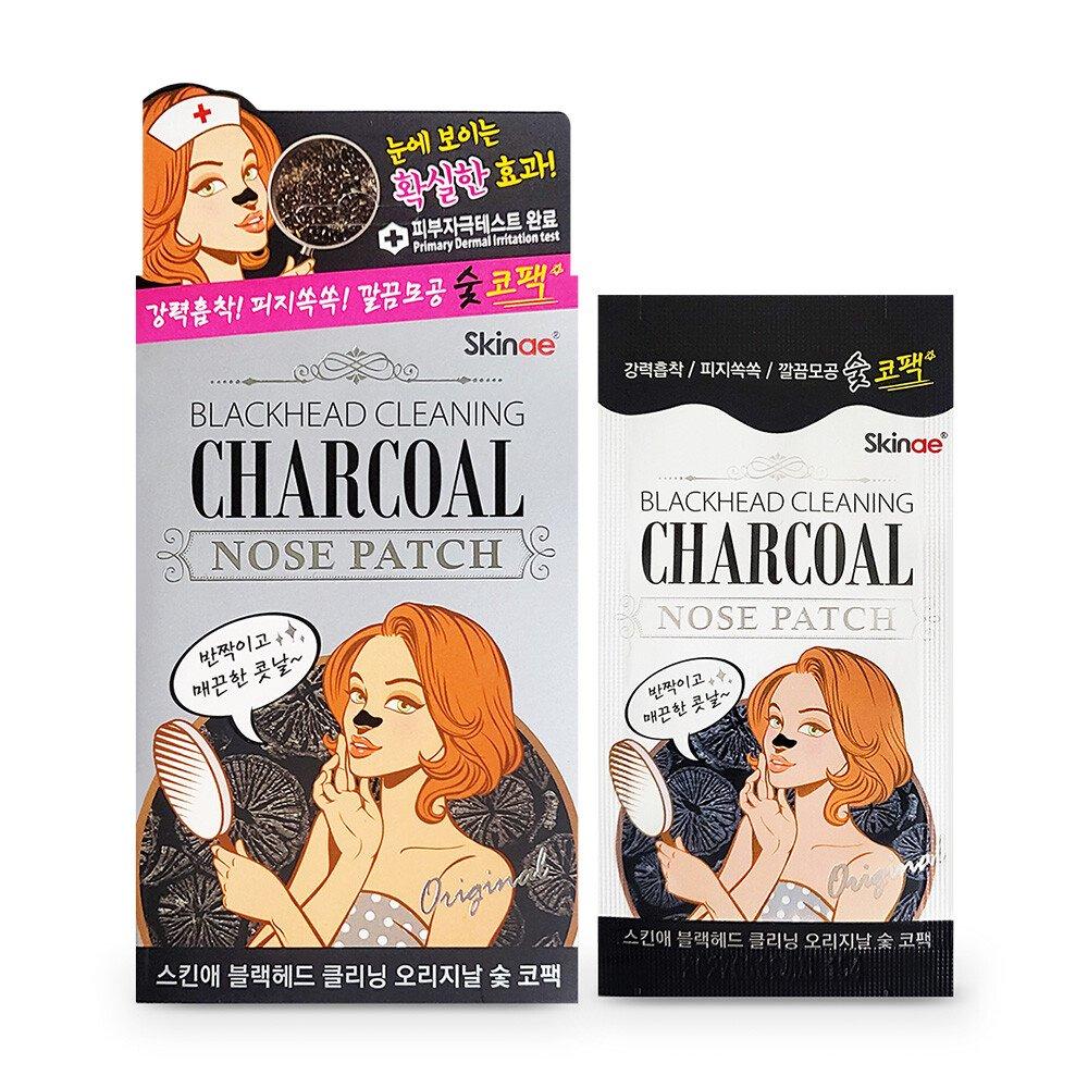 

skin ae blackhead pore cleaning removal original charcoal nose pack 1 piece