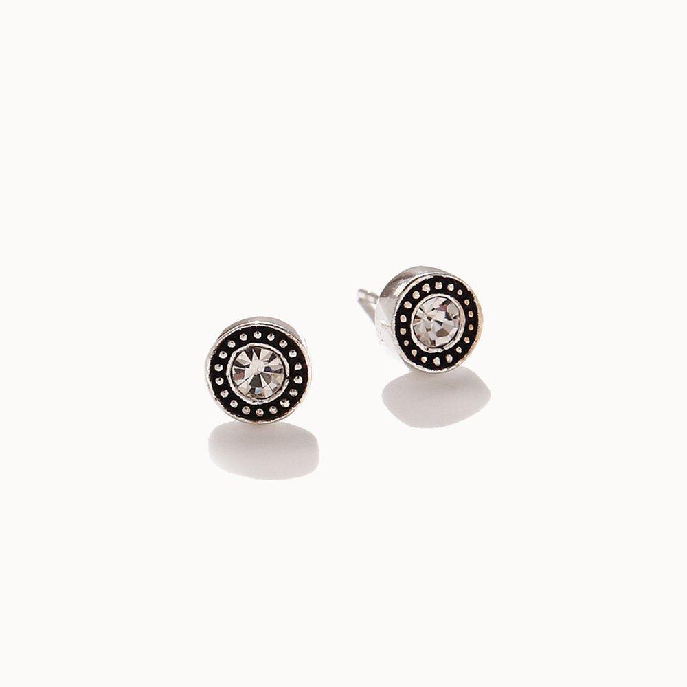 J.Lauren 0M03012 Antique Cubic Basic Silver Earrings