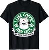 I Like Coffee and Cats, Funny Pet Lover T-Shirt