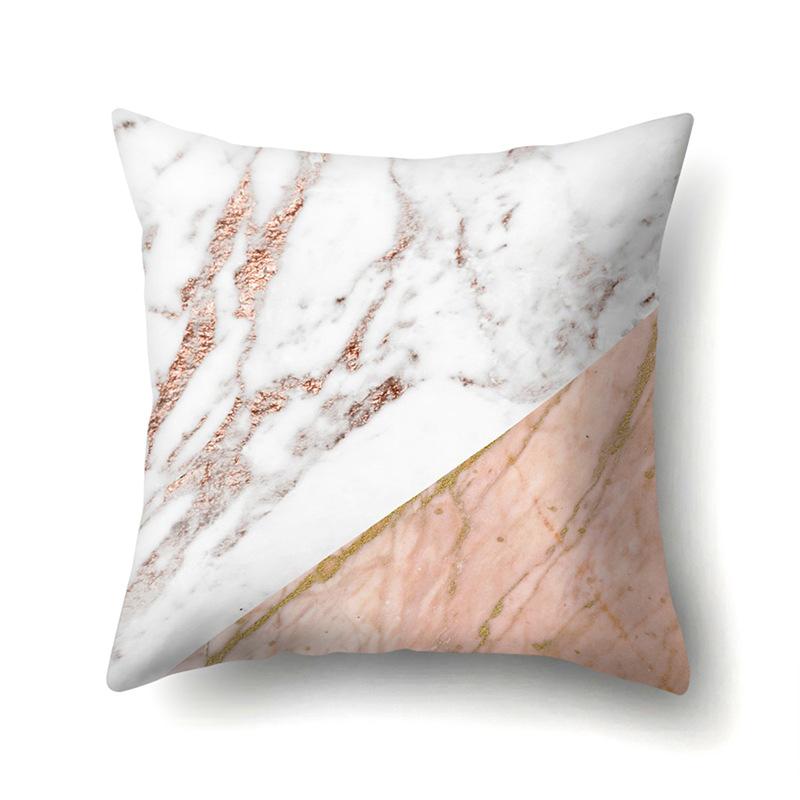 Polyester Pillow Case Automobile Decoration Home Printed Pillow Case Waist Cushion Cover Car Cushion Head Cushion Cover