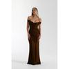 Women's Off Shoulder Satin Mermaid Evening Dress, Elegant Long Formal Gown for Party Prom, European American Style
