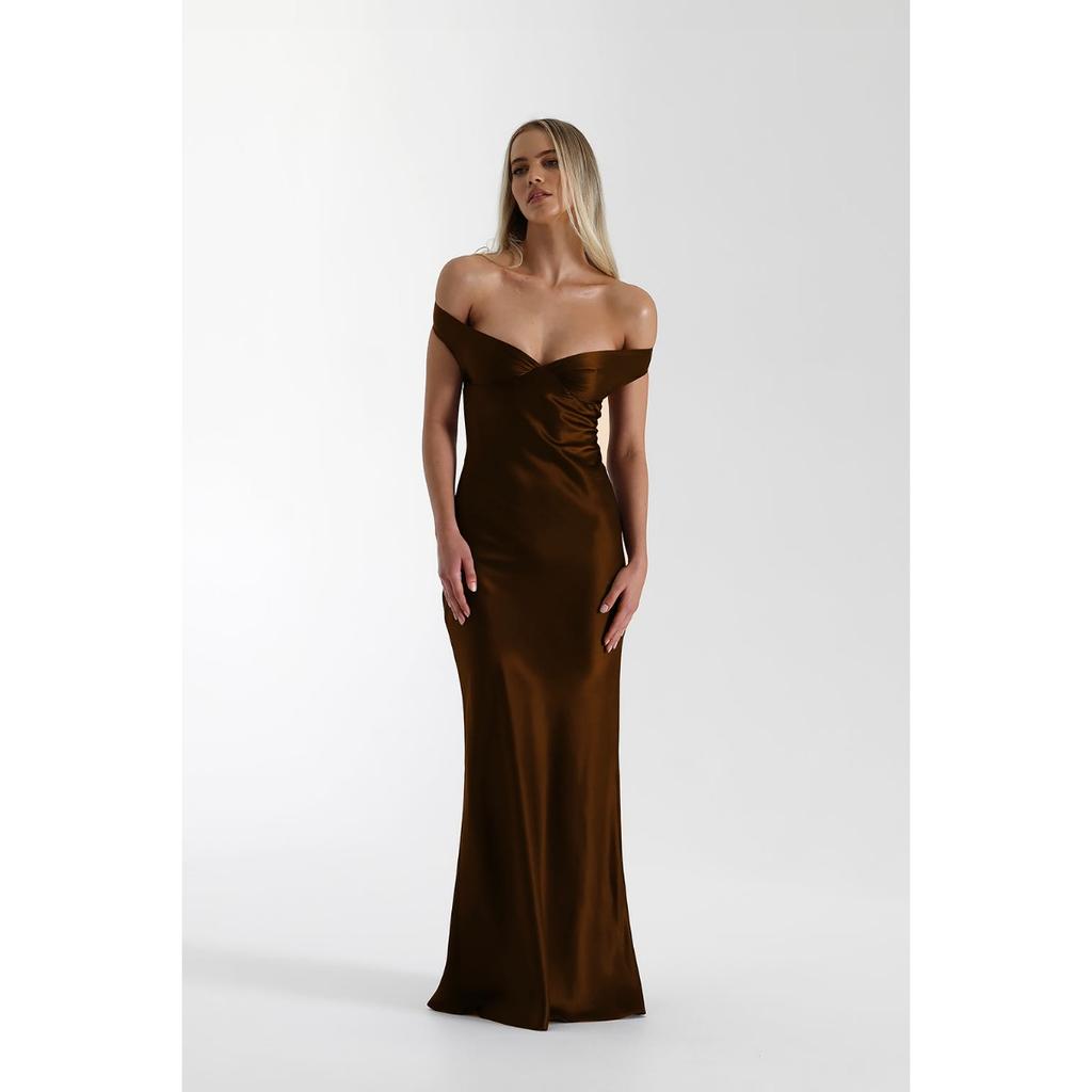 Women's Off Shoulder Satin Mermaid Evening Dress, Elegant Long Formal Gown for Party Prom, European American Style